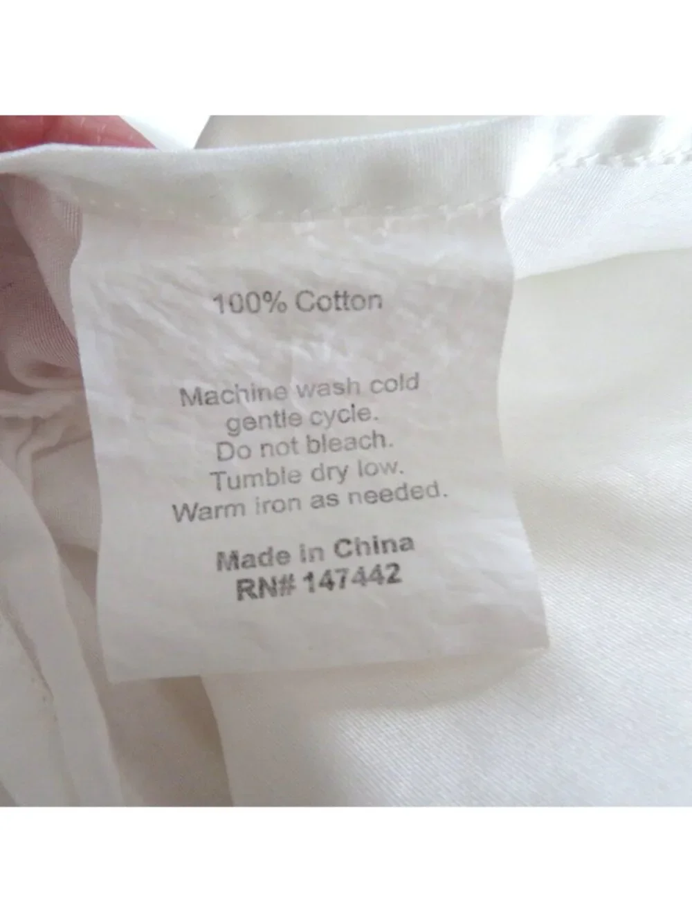 Vintage Queen White Cotton Eyelet Bed Skirt Embroidered Hem Ruffled 15